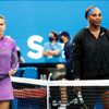 Australian Open 2021, čtvrtfinále (Halepová, Serena Williamsová)
