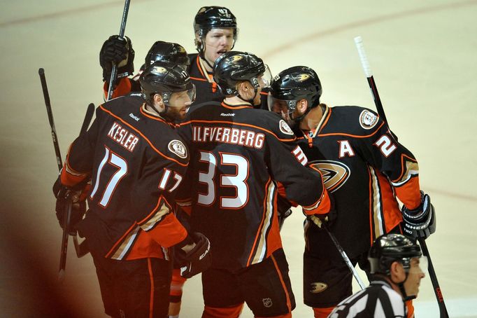 Anaheim se raduje z vítězství v play off NHL 2015