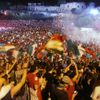 Statisíce lidí slavily v centru antického Říma - podle některých odhadů jich přišlo s fotbalisty zapít titul přes milion.