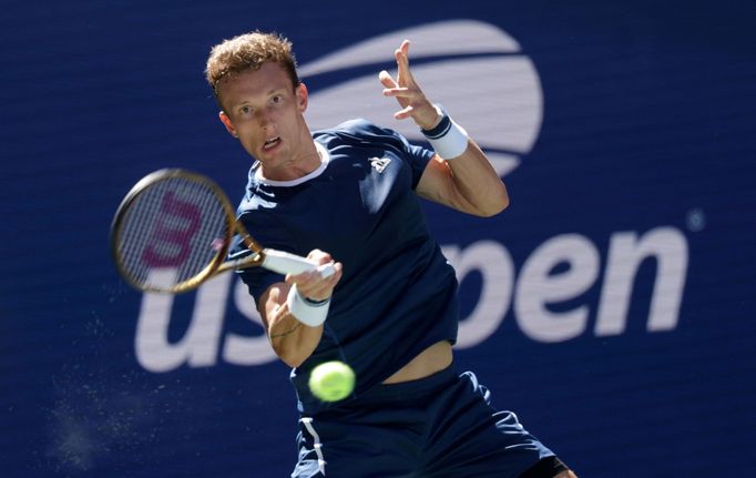 Jiří Lehečka v osmifinále US Open 2025