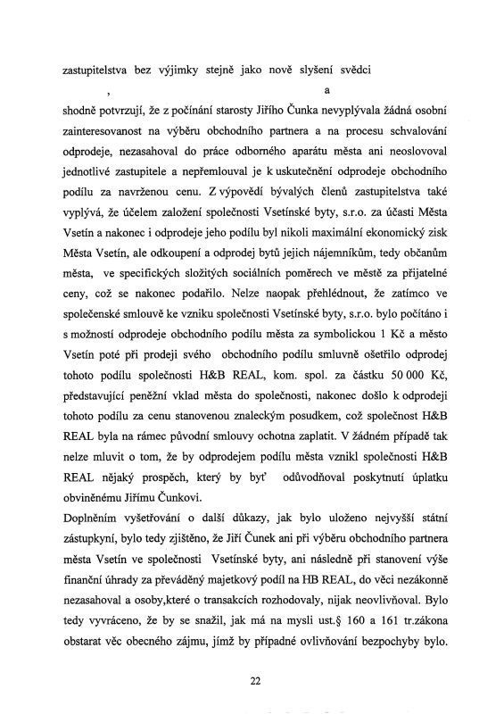 Usneseni o zastavení trestního stíhání - strana 22