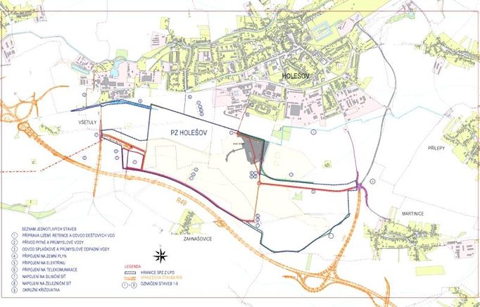 Rozlohou 360 hektarů je holešovská zóna skoro stejně velká jako vnitřní město Holešov.