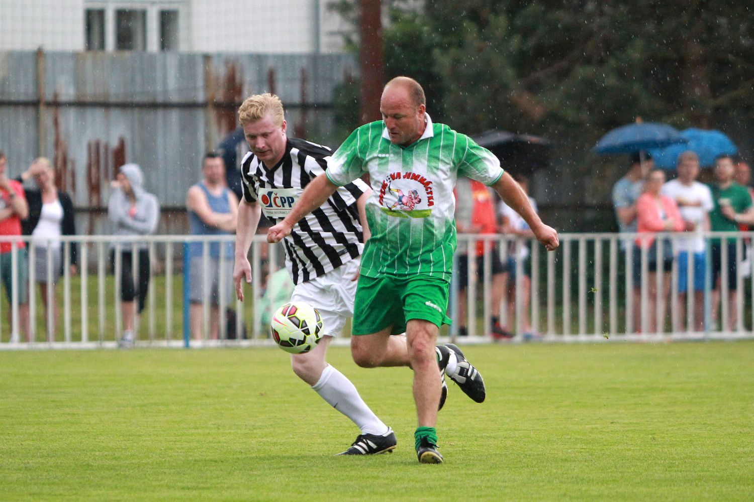 Turnaj v Čelákovicích: Pavel Hoftych a herec Ladislav Hampl