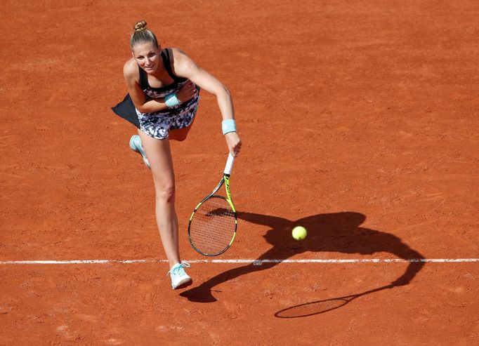 Kristýna Plíšková v prvním kole French Open 2018