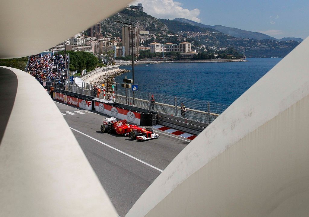 Velká cena Monaka formule 1, trénink (Fernando Alonso)