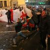 gruzie protesty evropská unie demonstrace vodní děla