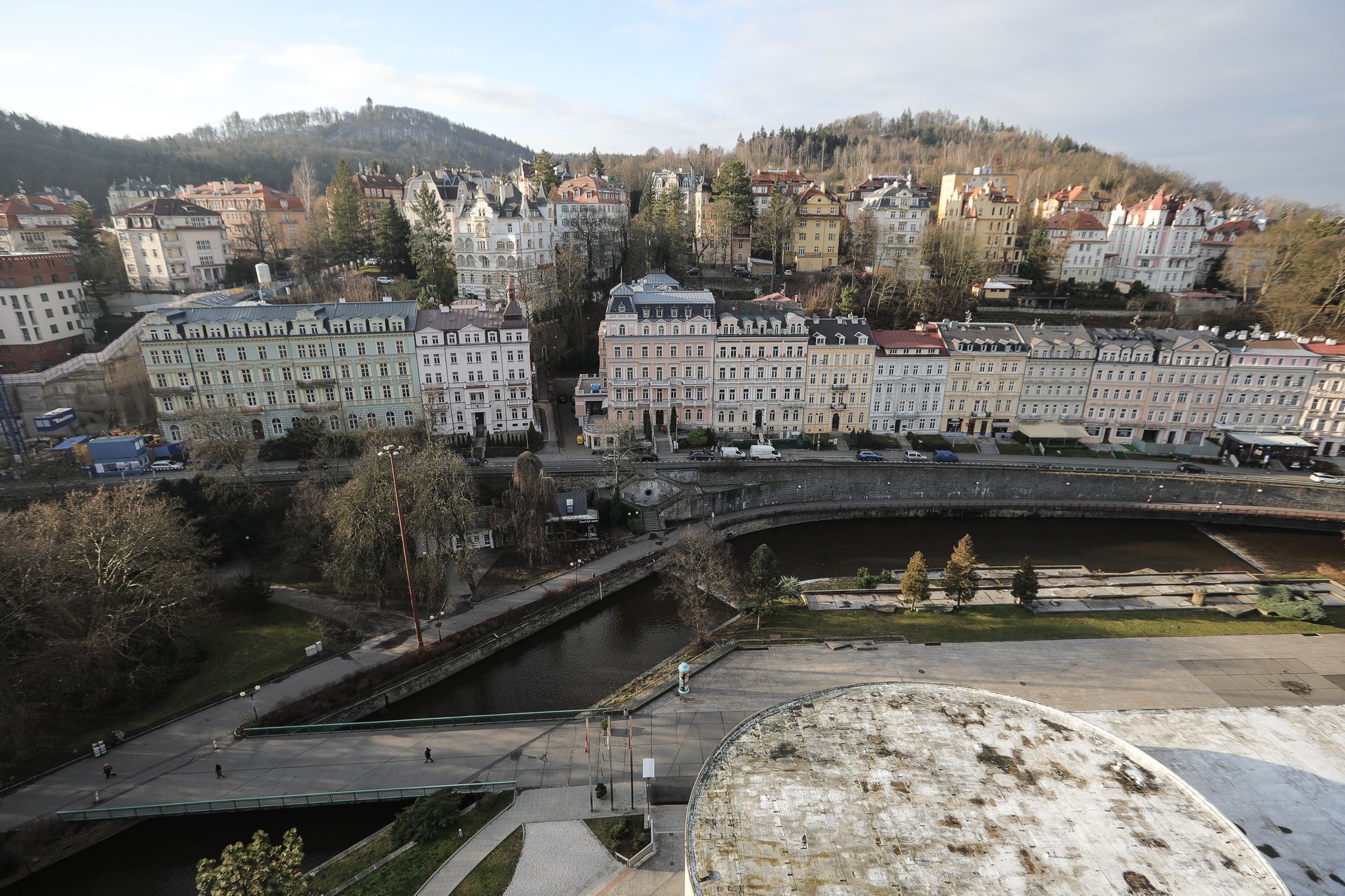 Rekonstrukce Hotelu Thermal, Karlovy Vary, únor 2020