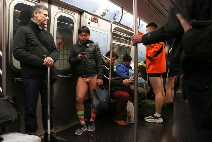 No Pants Subway Ride