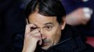 Simone Inzaghi v zápase LM Sparta Praha - Inter Milán