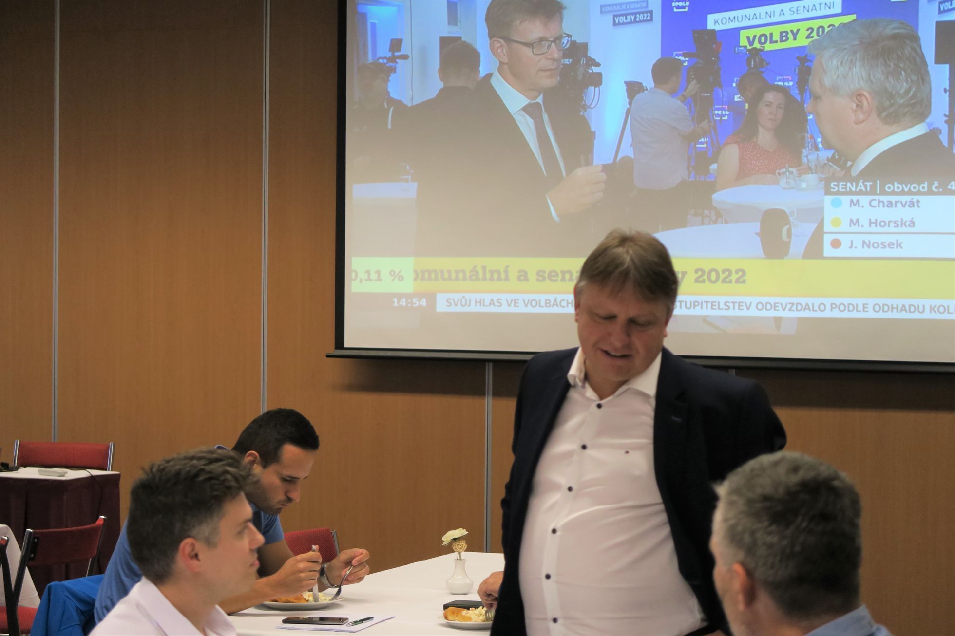 ANO, volební štáb v Brně, komunální volby 2022, Brno