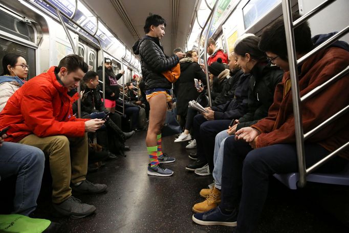 No Pants Subway Ride