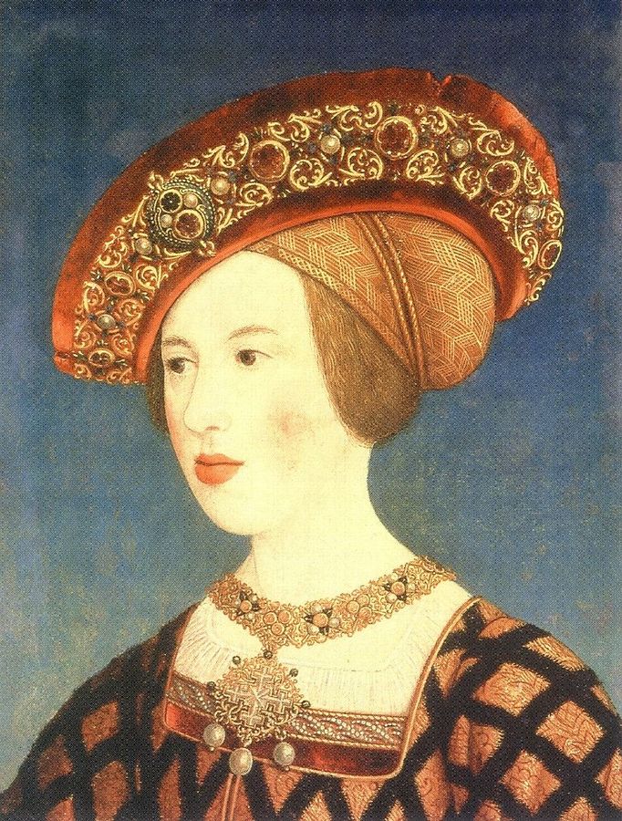 Hans Maler, arcivévodkyně Maria Habsburská, Innsbruck, 1519. Coburg, Kunstsammlung der Veste Coburg, M 425