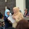 Muslimové v pražském katolickém chrámu