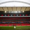 Stadion Wembley před příchodem fanoušků na zápas kvalifikace ME 2020 Anglie - Česko.