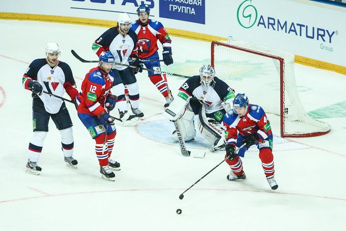 Duel KHL mezi HC Lev a Slovanem Bratislava