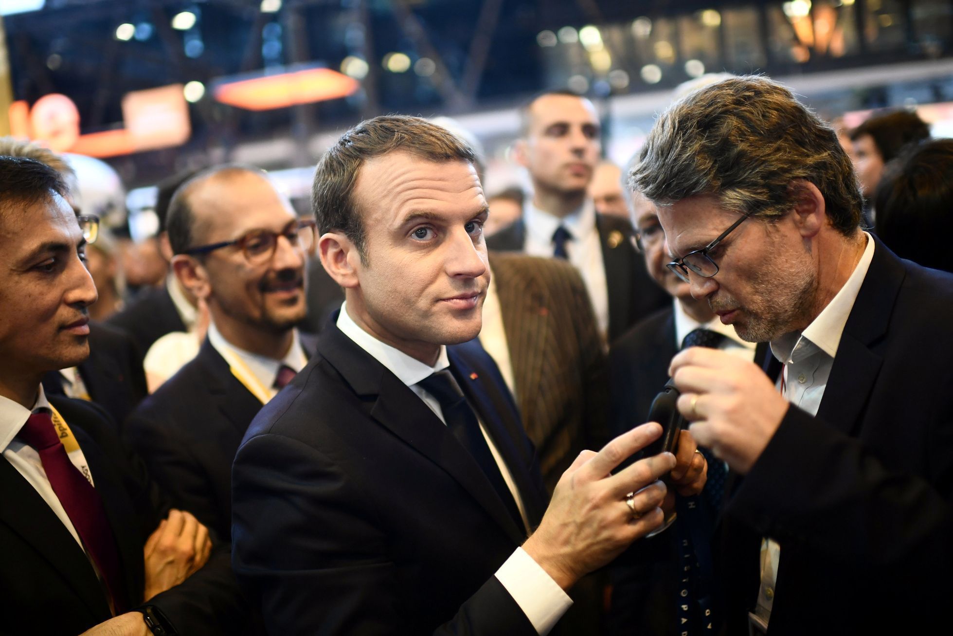 Francouzský prezident Emmanuel Macron na konferenci Viva Technology.