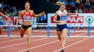 ME v atletice 2014, 400 m: Denisa Rosolová a Elidh ME v atletice 2014, 400 m př.: Denisa Rosolová a Elidh Childová