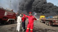 Explosion at the Shahid Rajaee port in Bandar Abbas