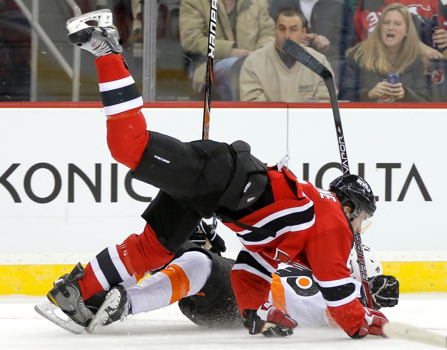NHL, New Jersey Devils - Philadelphia Flyers: Andy Greene - Scott Laughton