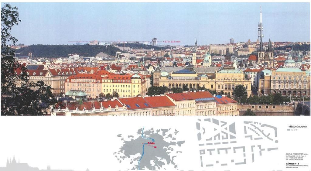 Nákladové nádraží Žižkov - návrh Sekyra Group