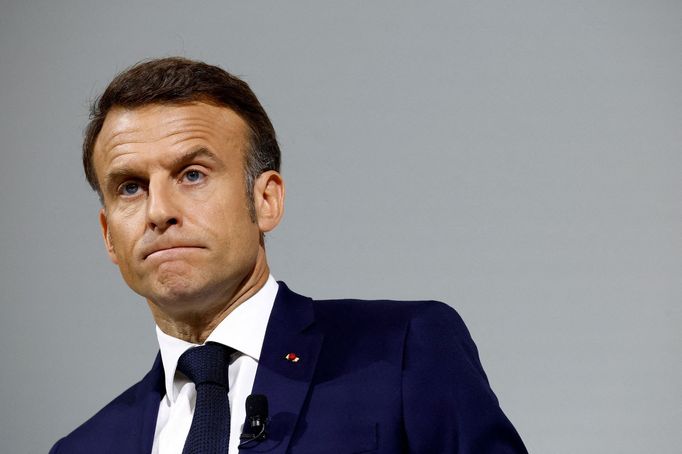 Francouzský prezident Emmanuel Macron.