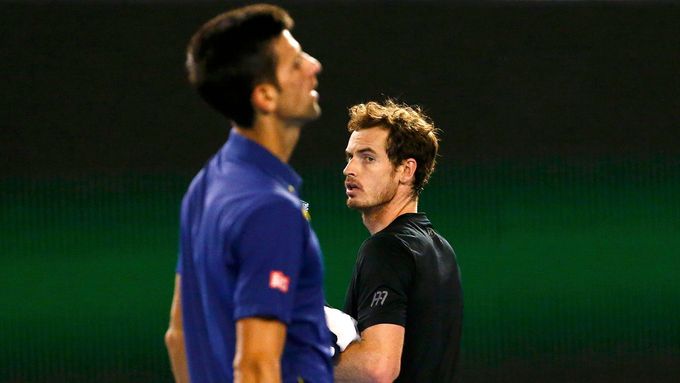 Novak Djokovič a Andy Murray.