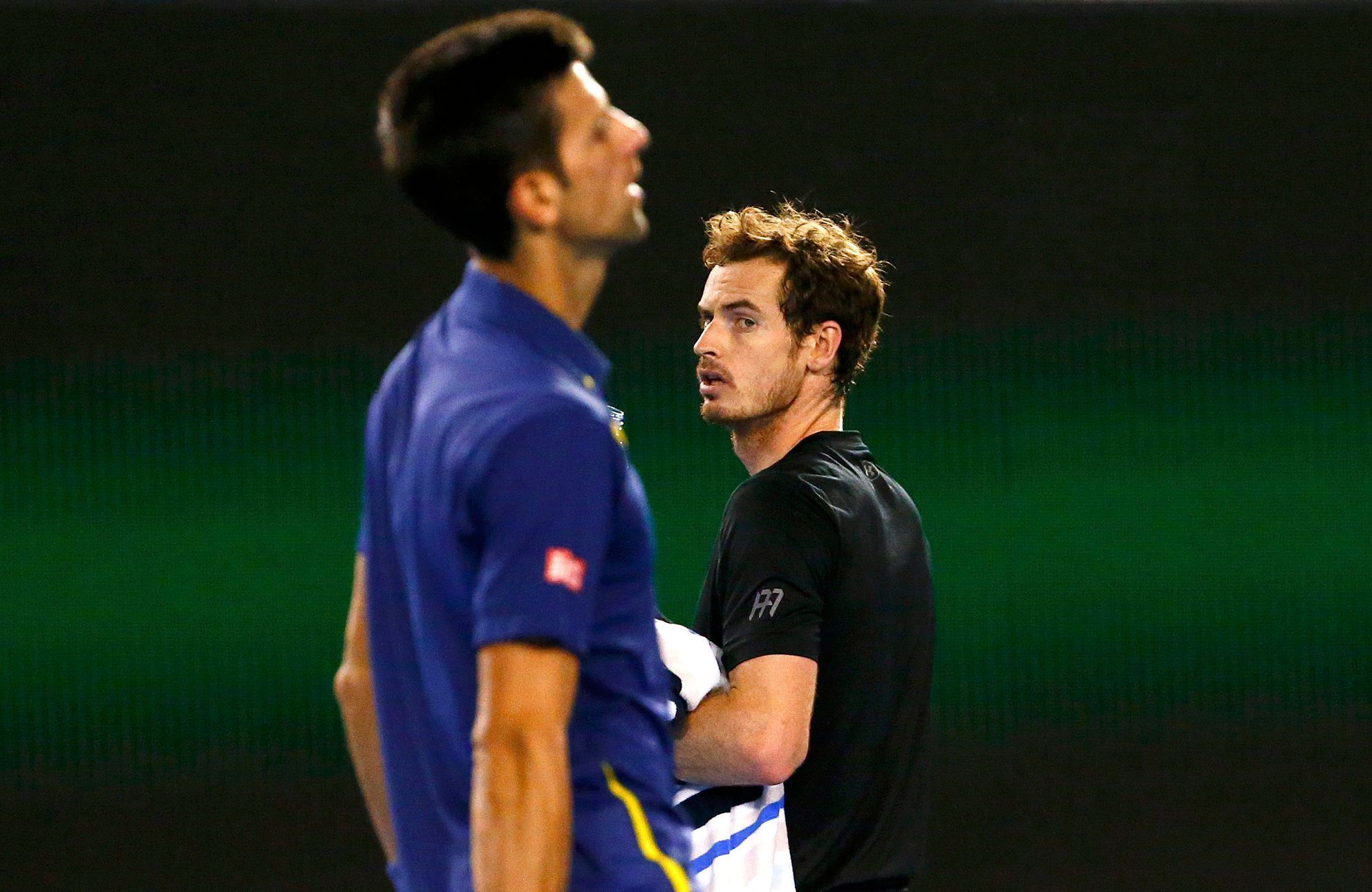 Novak Djokovič a Andy Murray ve finále Australian Open 2016