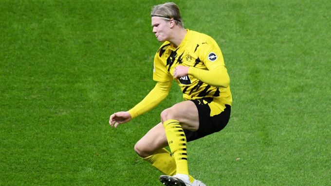 Hertha - Dortmund, bundesliga 2020/2021, Erling Haaland