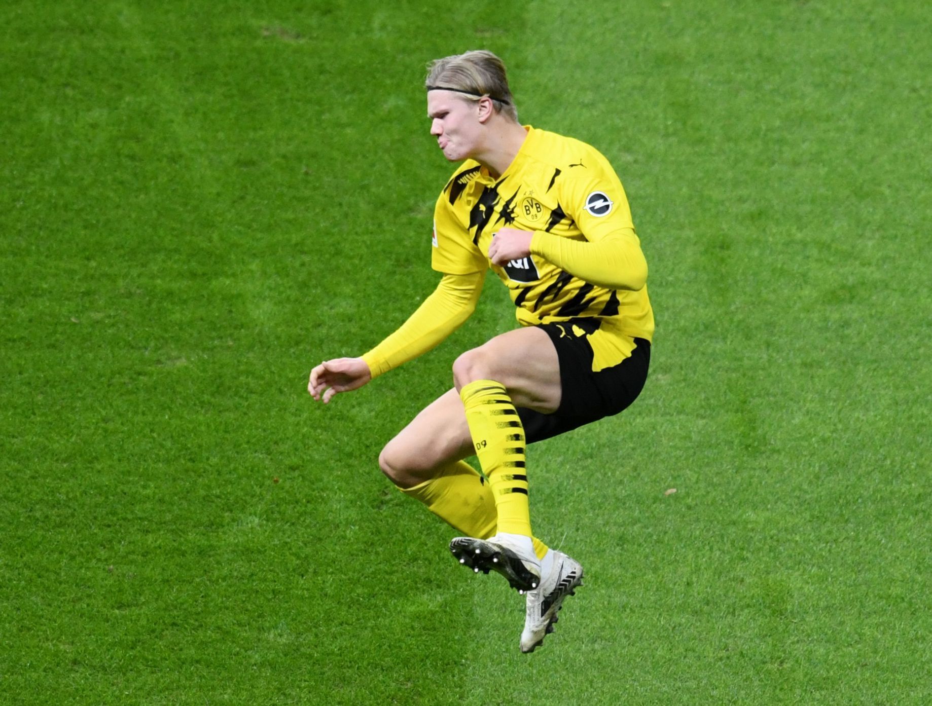 Hertha - Dortmund, bundesliga 2020/2021, Erling Haaland