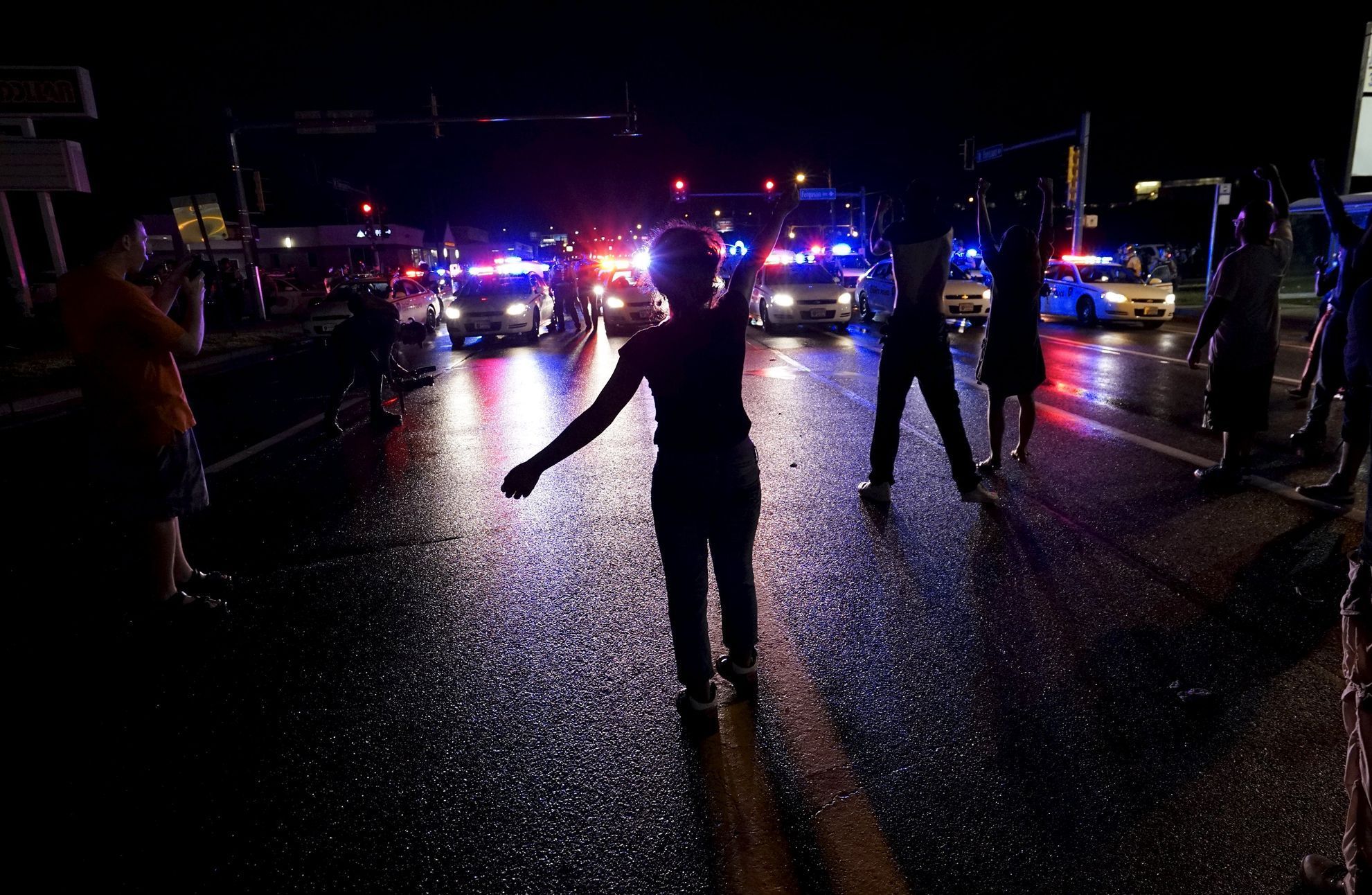 USA - Ferguson - Michael Brown - výročí - střelba