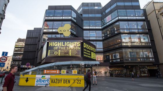 Výhledy z pražských střech - OD Kotva