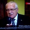 Václav Klaus při oslavách 20 let od 17. listopadu