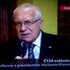 Václav Klaus při oslavách 20 let od 17. listopadu