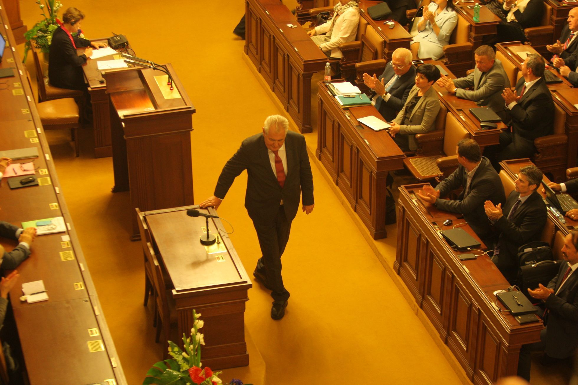 Miloš Zeman v poslanecké sněmovně