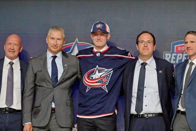 David Jiříček na draftu NHL 2022