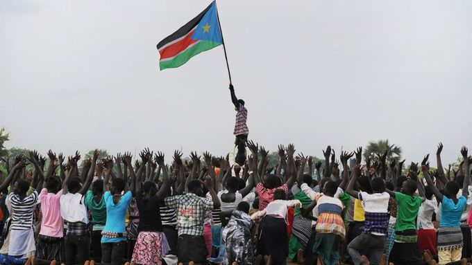 Oslavy nezávislosti Jižního Súdánu.