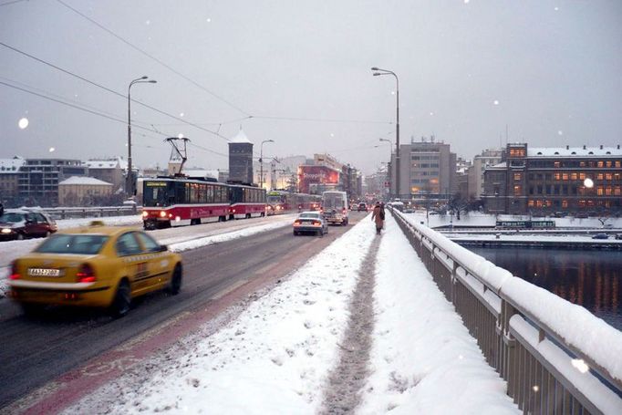 Praha, Štefánikův most.