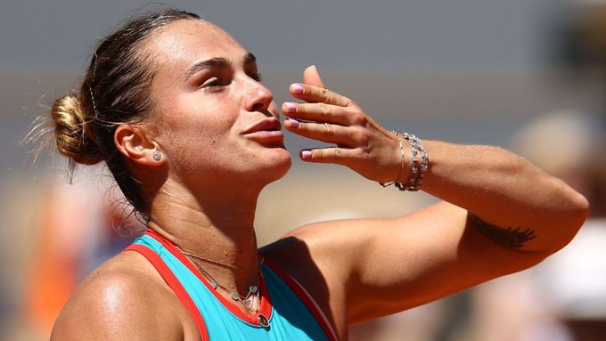 Aryna Sabalenková na French Open