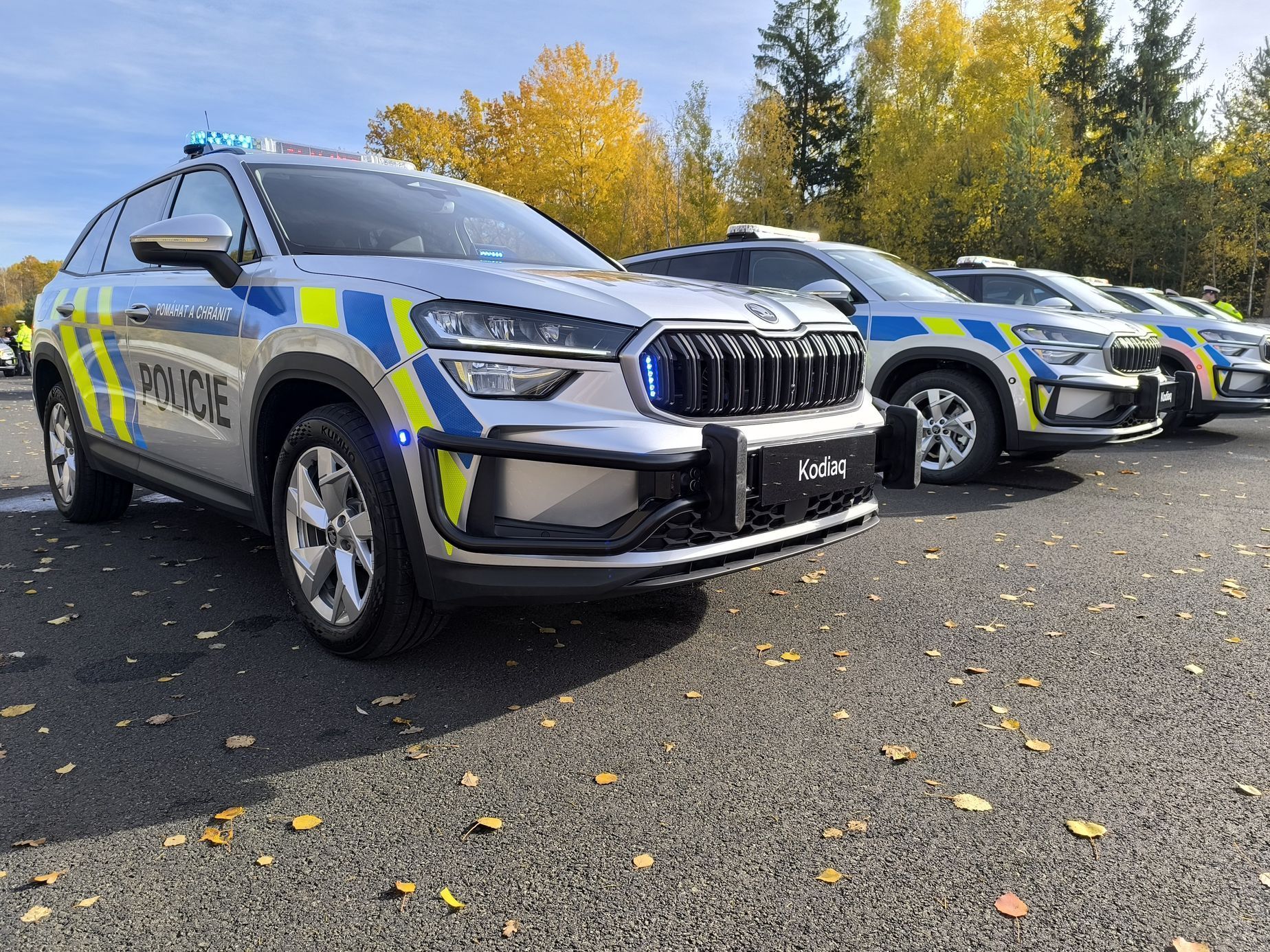 Policie Škoda Kodiaq  předávání nových vozů