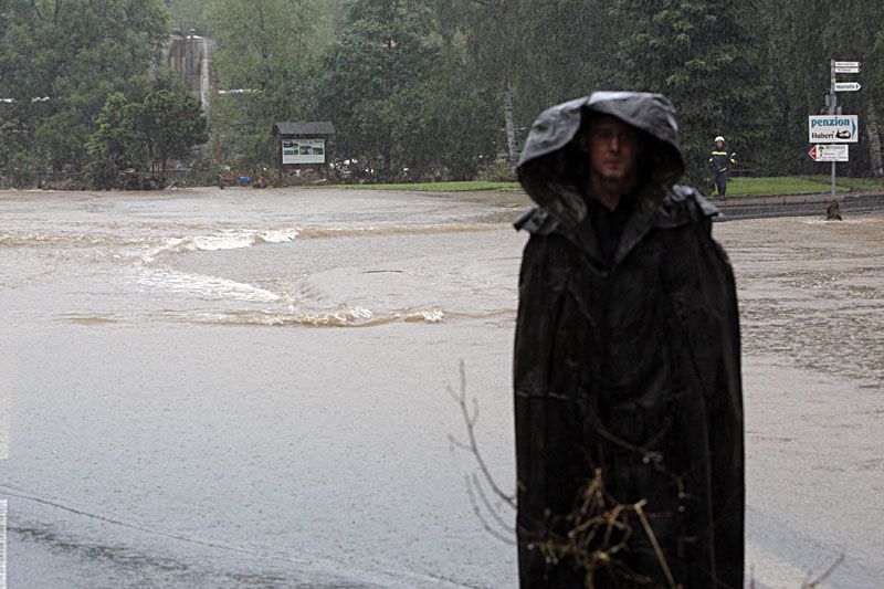 Povodně srpen 2010 - Mníšek objektivem Ludvíka Hradílka