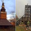 Kostel sv. Michaela - srovnávací foto