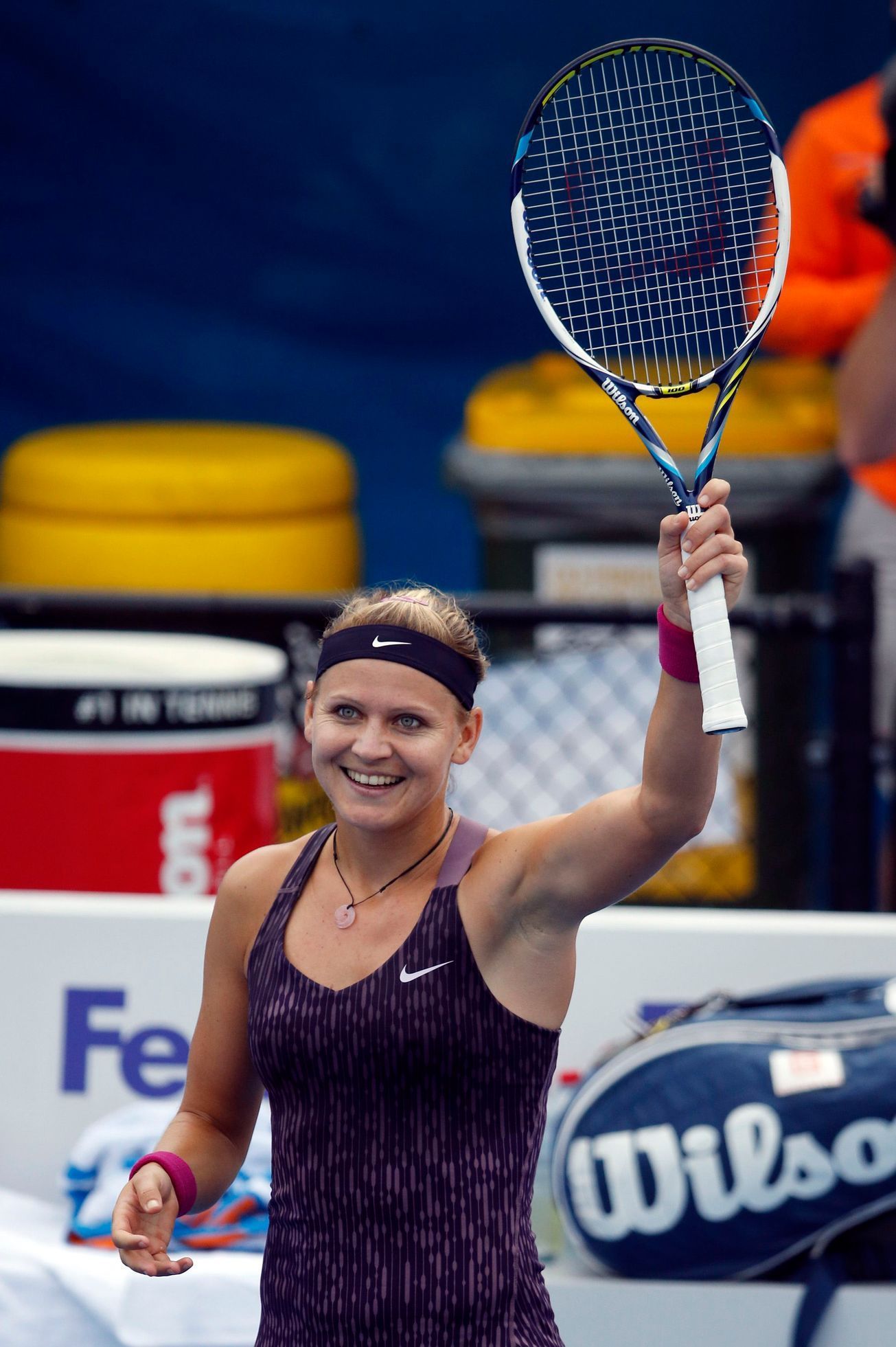 Lucie Šafářová na turnaji v Sydney 2014
