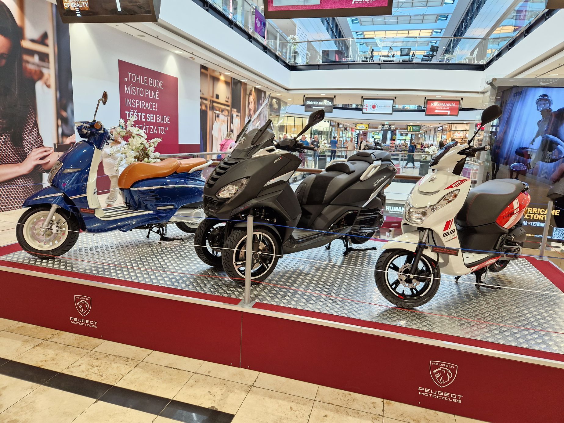Peugeot výstava Arkády Pankrác