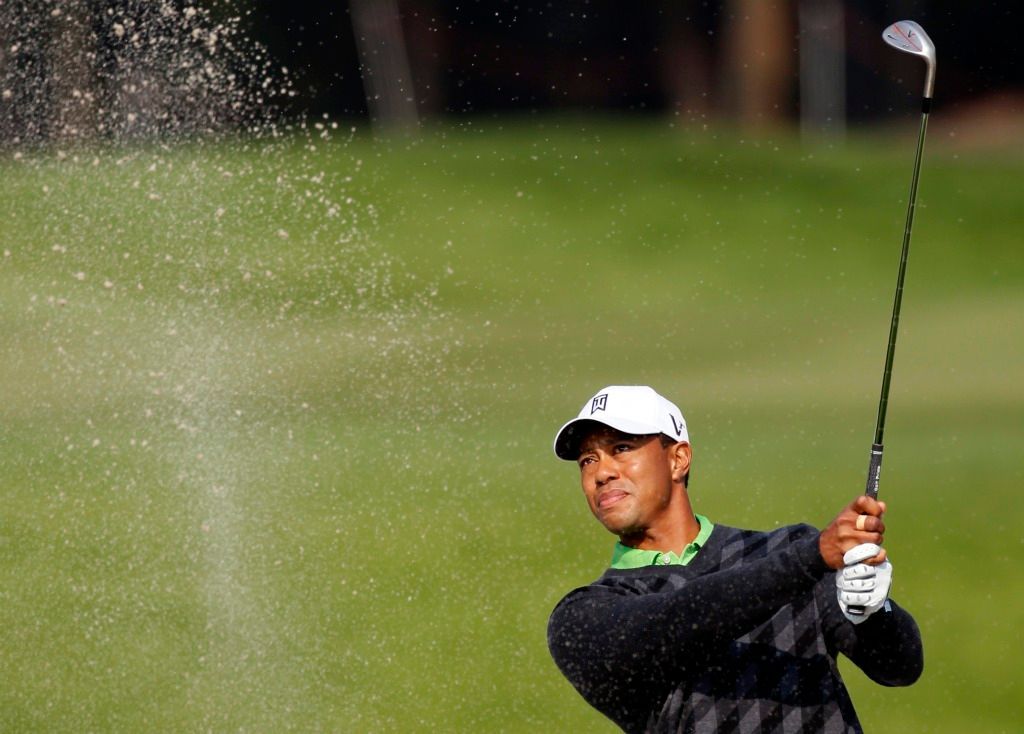 Tiger Woods na turnaji v Šanghaji