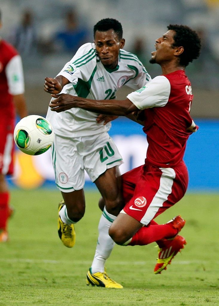 Nigérie vs. Tahiti na poháru FIFA 2013