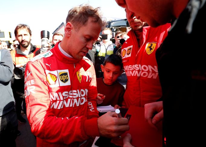 Testy F1 2019, Barcelona I: Sebastian Vettel, Ferrari