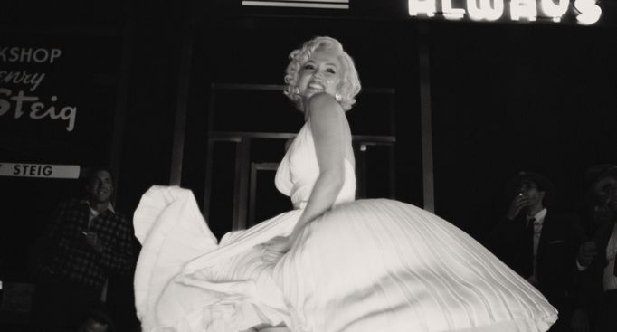 Ana de Armasová jako Marilyn Monroe.