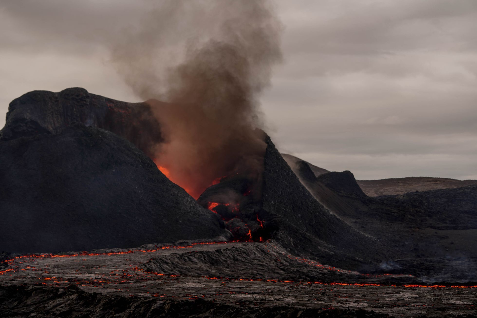 Erupce vulkánu Fagradalsfjall/ Island