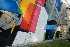 České graffiti získalo na chebské zdi důležitý POINT