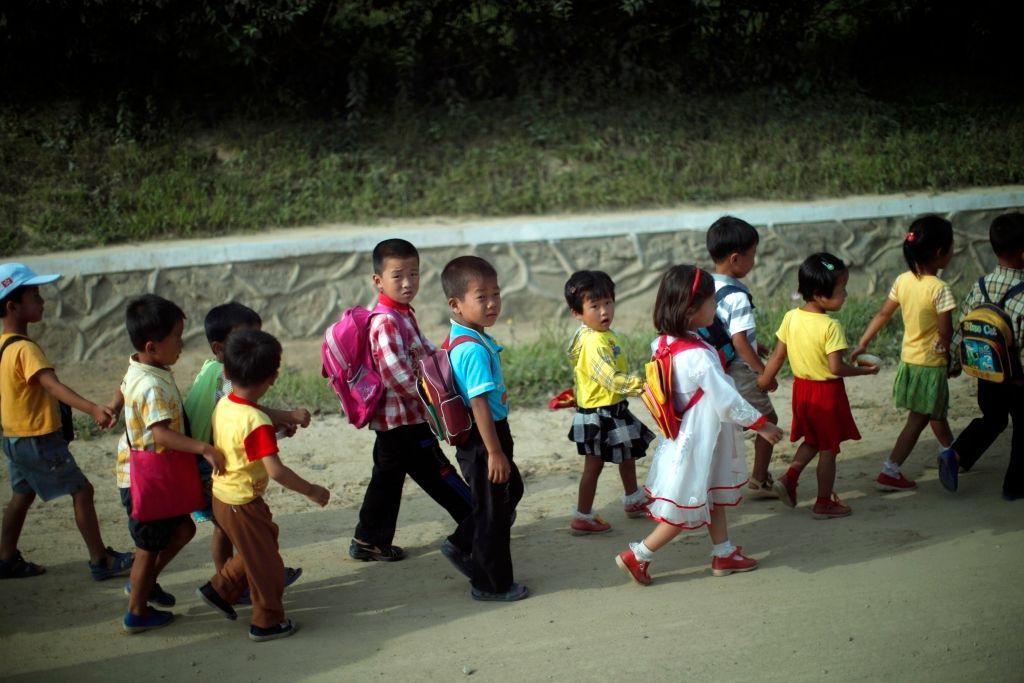 Děti v Severní Koreji